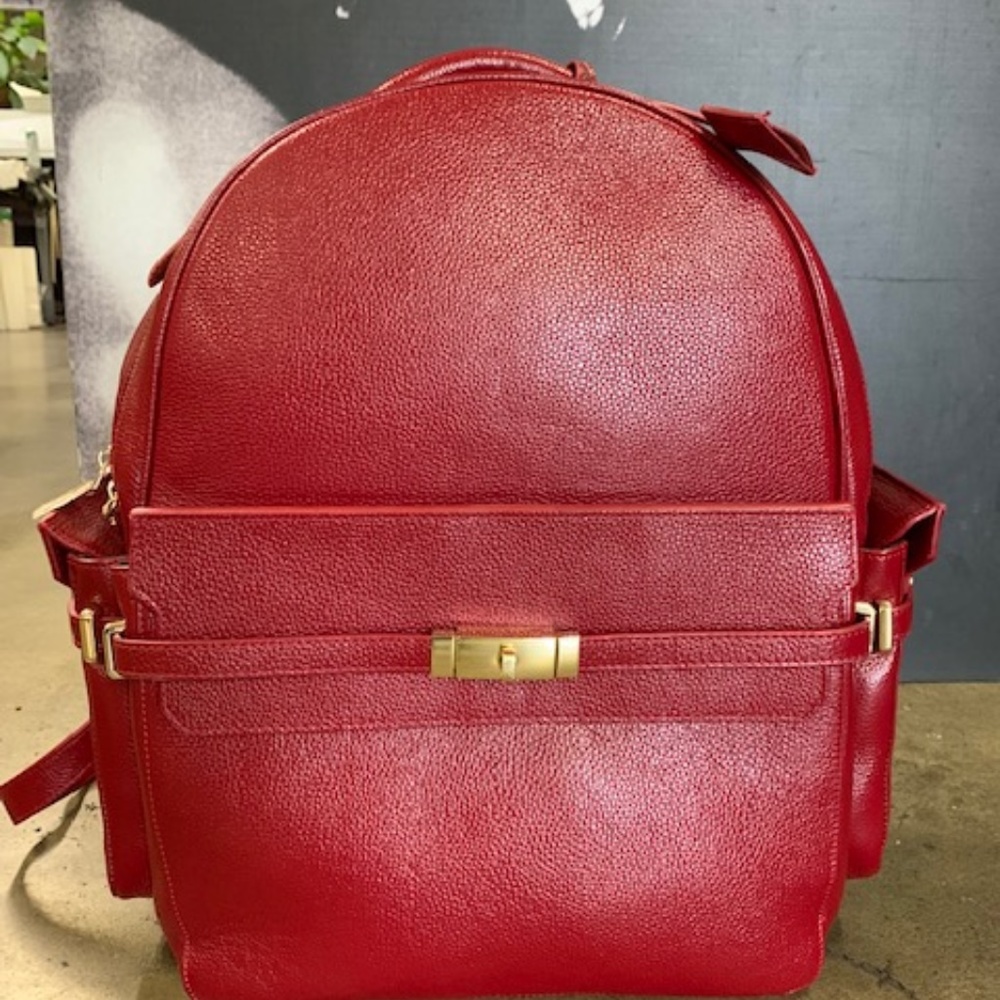 CSP leather backpack